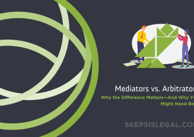 Mediators vs. Arbitrators